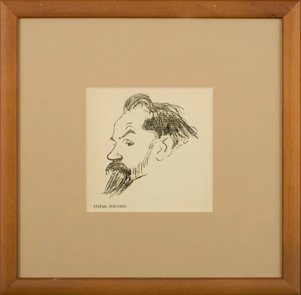 Kazimierz Sichulski, Karykatura Stefana Żeromskiego, 1904