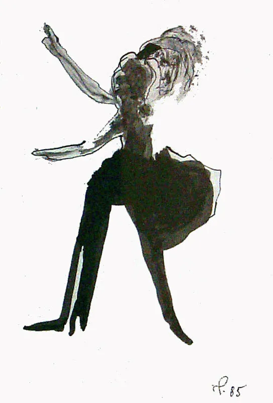 Teresa Pągowska, Tancerka z pióropuszem, 1995