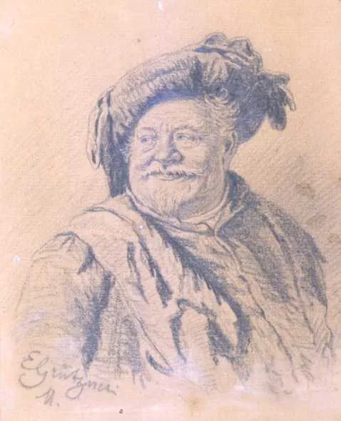Eduard von Grützner, Falstaff, ok. 1880