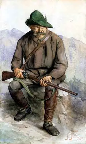 Julian Fałat, Odpoczynek myśliwego