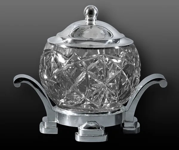 Autor nierozpoznany, WAZA DO PONCZU ART DECO, lata 20-30. XX w.