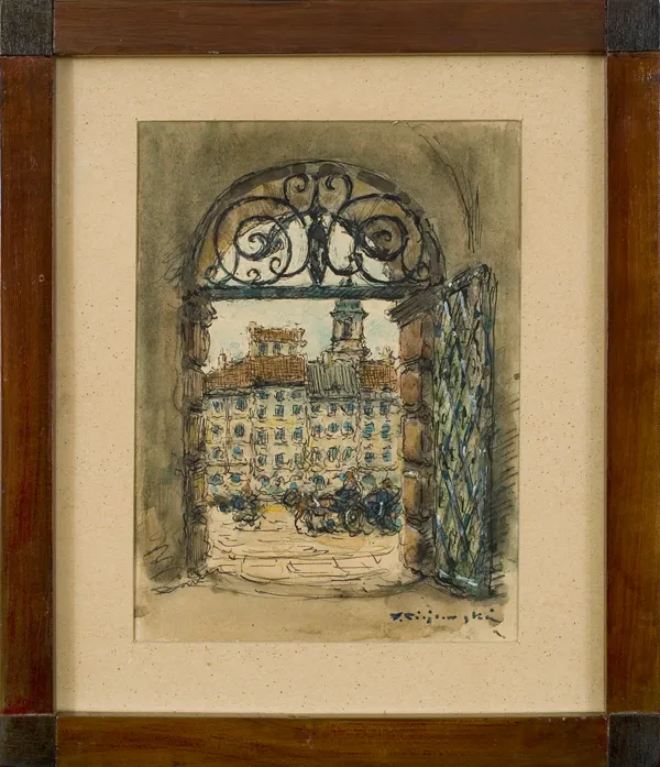 Tadeusz Cieślewski, WARSZAWA. BRAMA NA STARYM MIEŚCIE