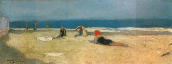 Alfons Karpiński, Plaża na Lido