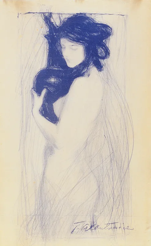 Teodor Axentowicz, Dziewczyna z wazonem