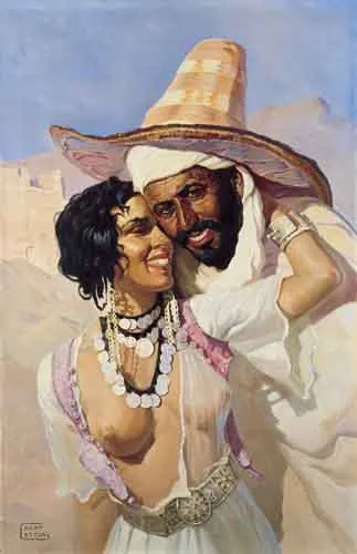 Adam Styka, W słońcu Maroka