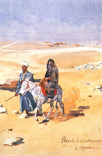 Wojciech Kossak, Przez pustynię