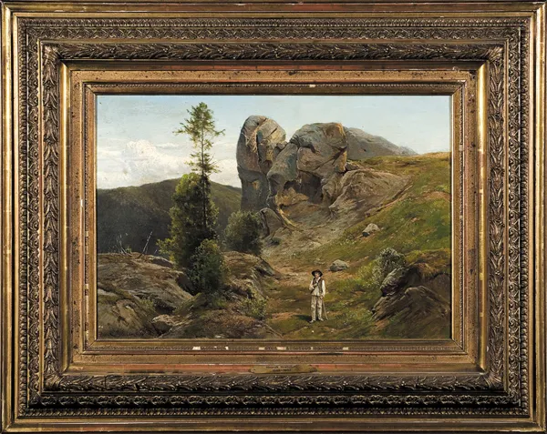 Henryk Grabiński, PEJZAŻ Z OKOLIC OJCOWA, 1880