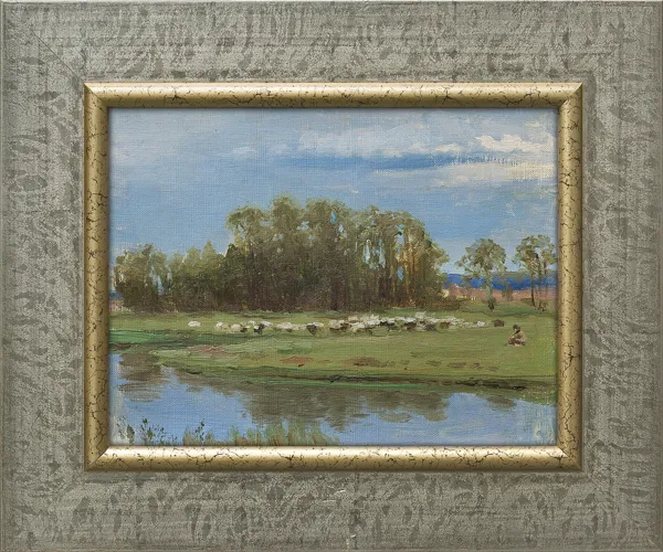 Ferdynand Ruszczyc, STADO NAD RZEKĄ, ok. 1895