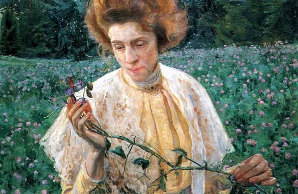 Eugeniusz Kazimirowski, Portet pani z wyką