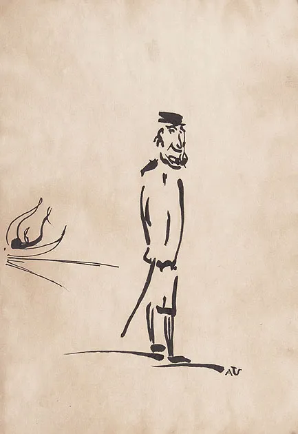 Antoni Uniechowski, Stojący Żyd