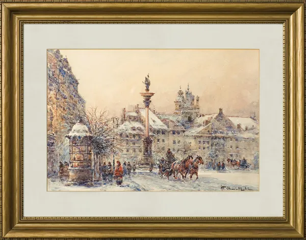 Władysław Chmieliński (Stachowicz), ZIMA NA PLACU ZAMKOWYM