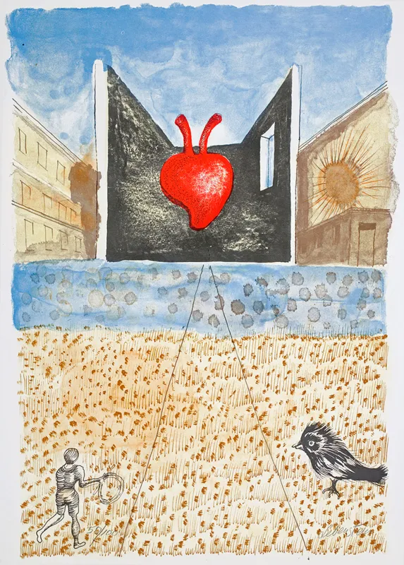 Jan Lebenstein, Kompozycja z sercem