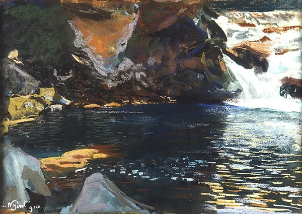 Leon Wyczółkowski, Pejzaż znad Prutu, 1910