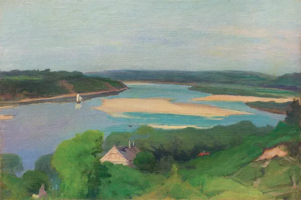 Władysław Ślewiński, WIDOK ZNAD LAÏTY, OK. 1910