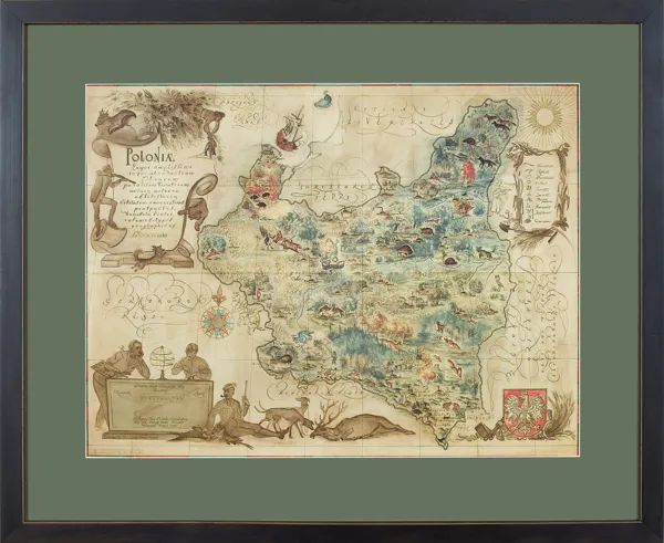 Eliasz Kanarek, MAPA LASÓW POLSKICH, 1938