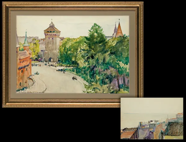 Władysław Jarocki, BARBAKAN I BRAMA FLORIAŃSKA, przed 1926