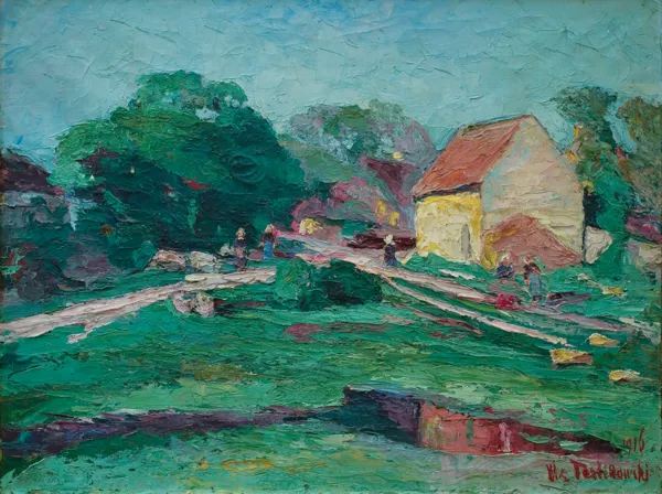 Włodzimierz Terlikowski, WIOSKA W BRETANII, 1916