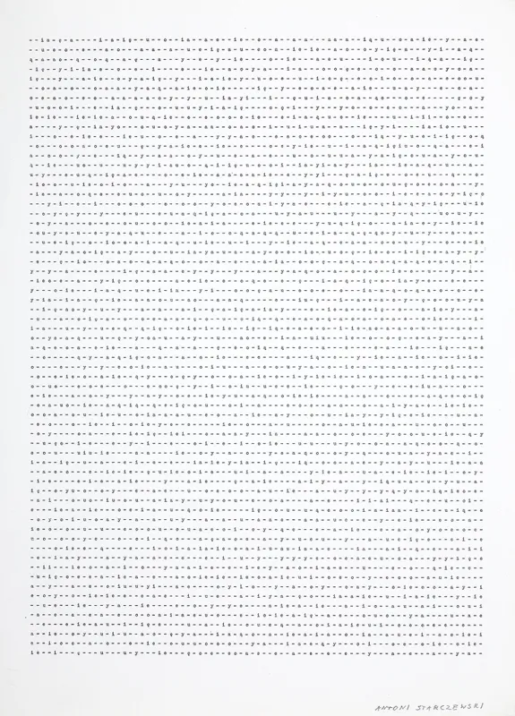 Antoni Starczewski, Bez tytułu, lata 70. XX w. 