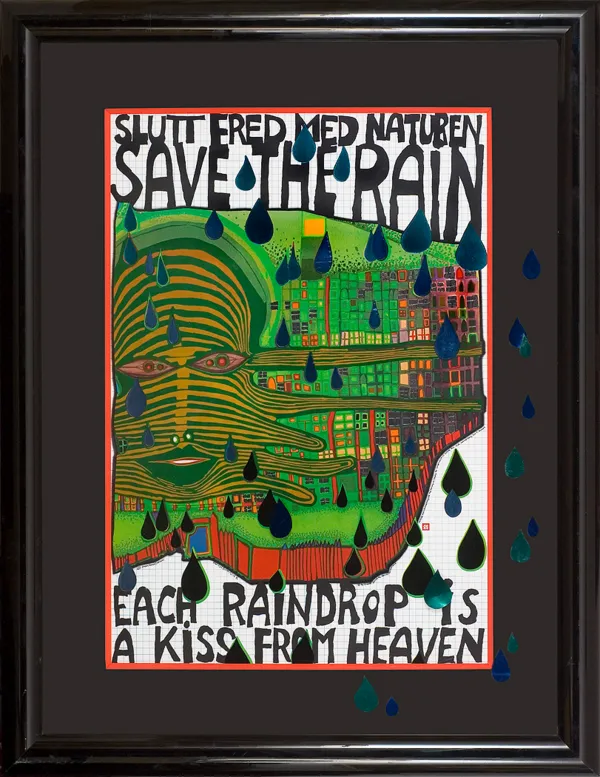 Friedensreich Hundertwasser, Pocałunek nieba, 1972