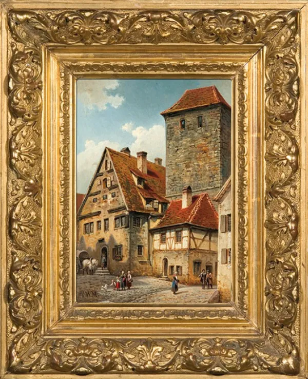 Paul Wilhelm Meyerheim, ULICZKA W ROTHENBURGU