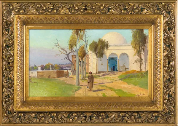 Théodore Charles Balké, PEJZAŻ WSCHODNI, 1910-1914