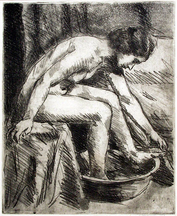 Jan  Wojnarski, Akt (Myjąca się), 1931 [?]