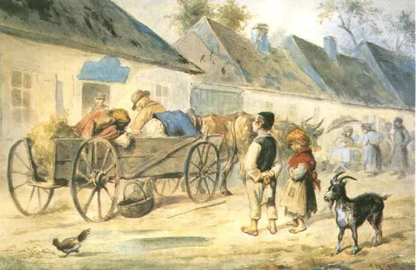 Franciszek Kostrzewski, Przed karczmą 