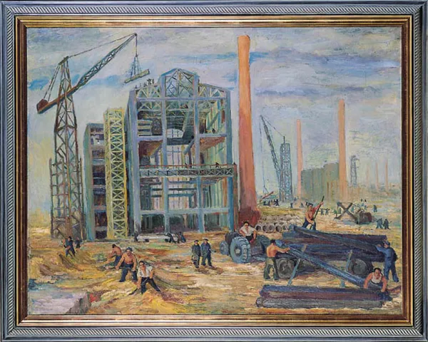 Kazimierz  Żmurko, NA BUDOWIE KOMBINATU, 1951