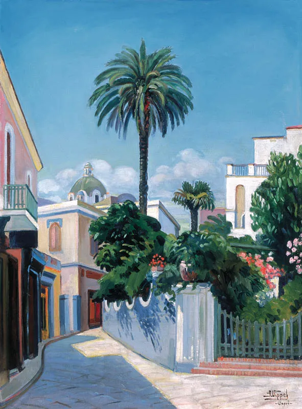 Antoni Wippel, Ulica na Capri, po 1920