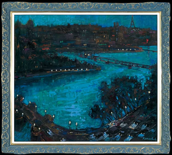 Jan Szancenbach, PEJZAŻ NOCNY Z PARYŻA, 1997