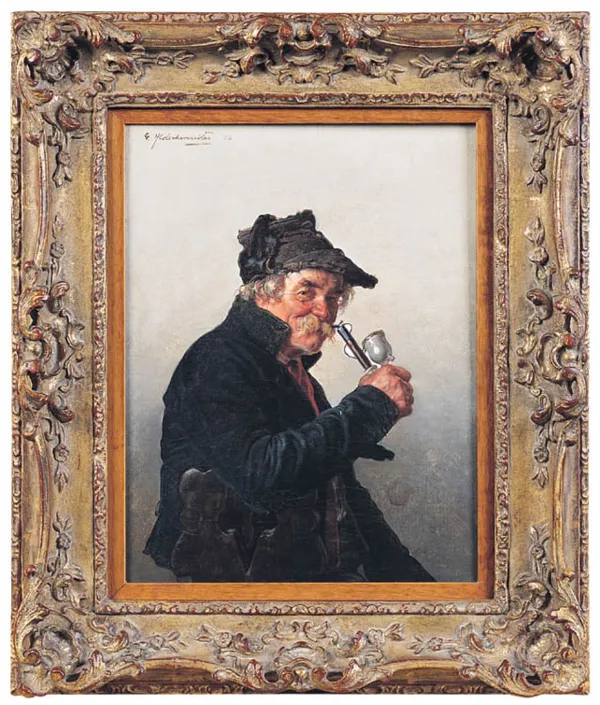 Hugo Kotschenreiter, MĘŻCZYZNA Z FAJKĄ, 1893