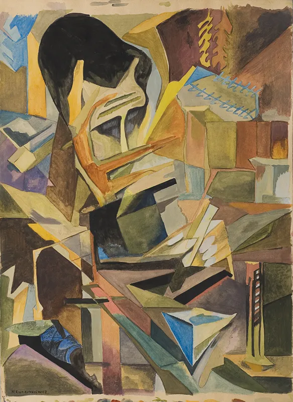 Maria Ewa  Łunkiewicz-Rogoyska, Postać rysująca 