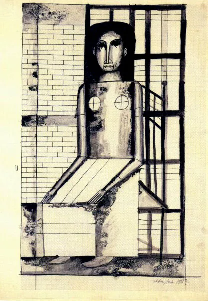 Jan Lebenstein, Siedząca, ok. 1956