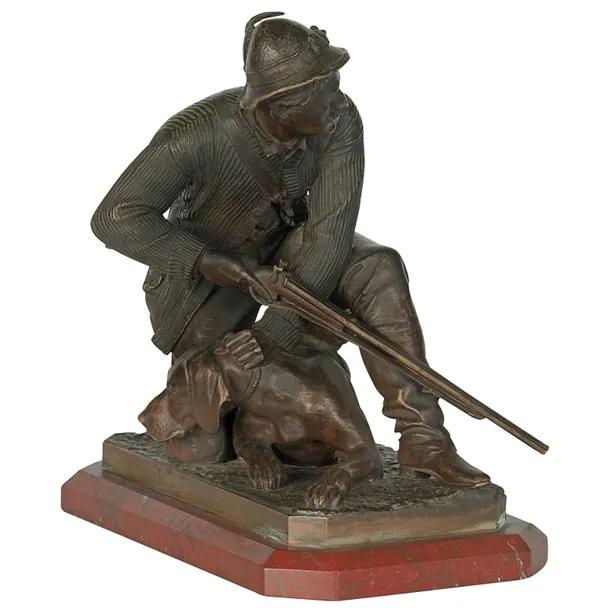 Johann (Hans) Heidepriem, MYŚLIWY Z PSEM