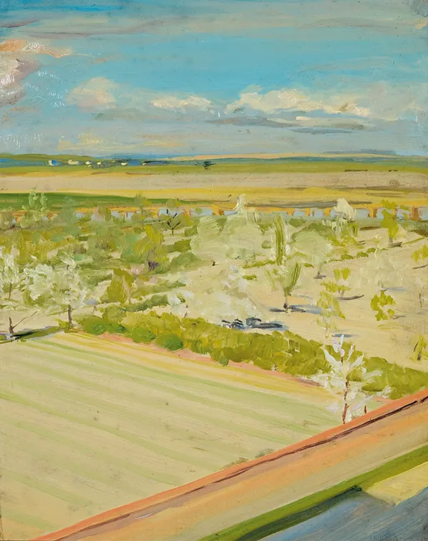 Ignacy Pinkas, PEJZAŻ WIOSENNY, przed 1919