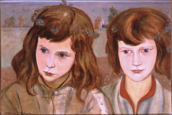 Vlastimil Hofman, Dziewczynki na tle pejzażu