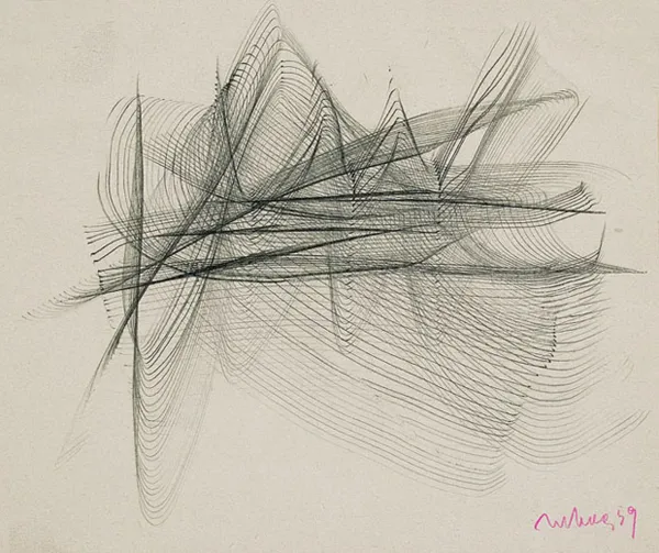 Marian Bogusz, Kompozycja, 1959