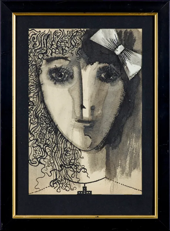 Zbigniew Makowski, PORTRET DZIEWCZYNY, LATA 50. XX W.