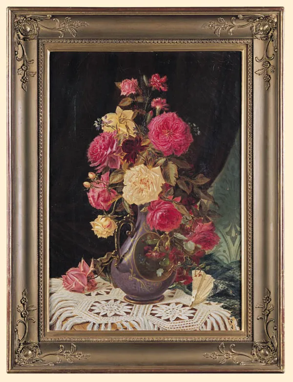 Carl Hans Schmidt, KWIATY W WAZONIE, 1878