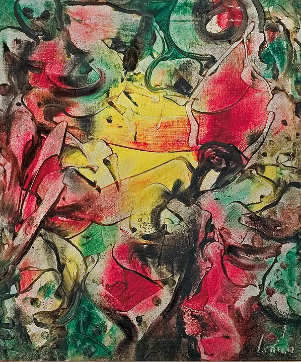 Alfred Lenica, ABSTRAKCJA W KOLORZE, lata 70. XX w.