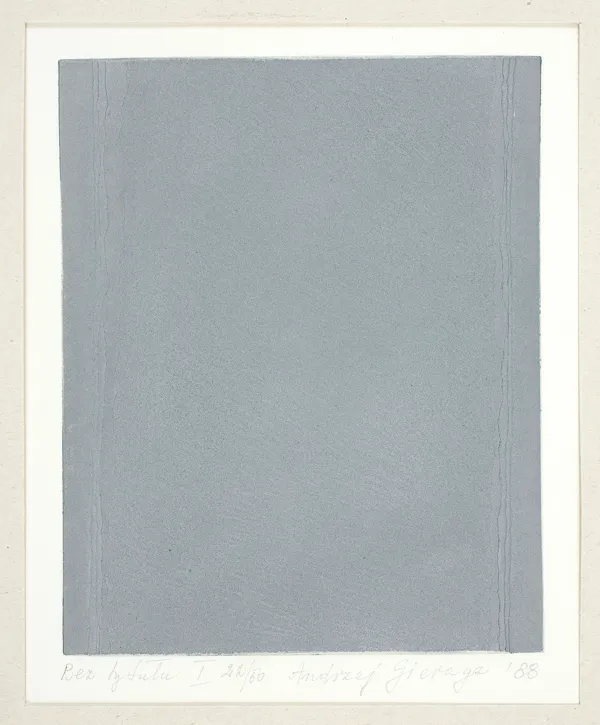 Andrzej Gieraga, BEZ TYTUŁU I, 1980