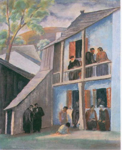 Wacław Borowski, Przed domem