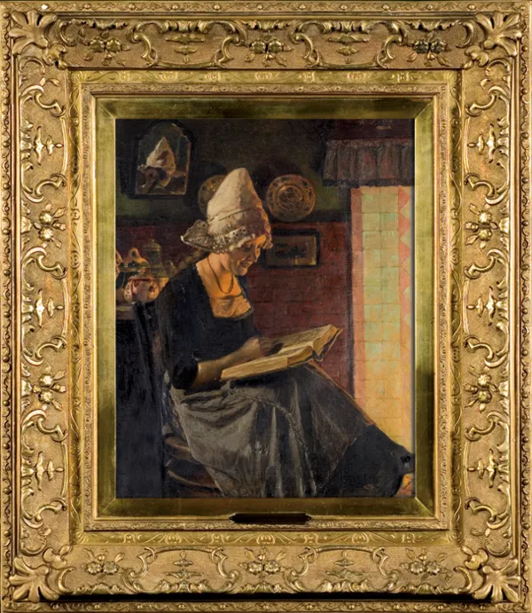 Alois Heinrich Priechenfried, DZIEWCZYNA NAD KSIĄŻKĄ