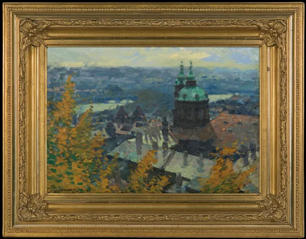 Josef  Novák, WIDOK NA PRAGĘ, 1922