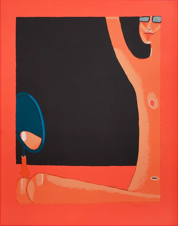 Jerzy Nowosielski, Akt z lustrem, 1999