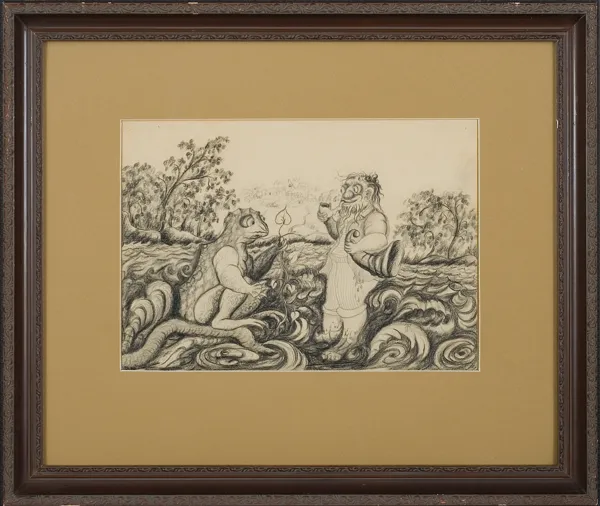 Teofil Ociepka, Scena z żabą