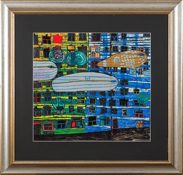 Friedensreich Hundertwasser, Pieśń wieloryba, 1975/1978