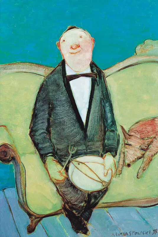 Andrzej Umiastowski, MĘŻCZYZNA Z RYBĄ, 1998