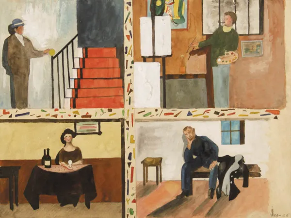 Marek Włodarski, CZTERY SCENY WE WNĘTRZU, 1933