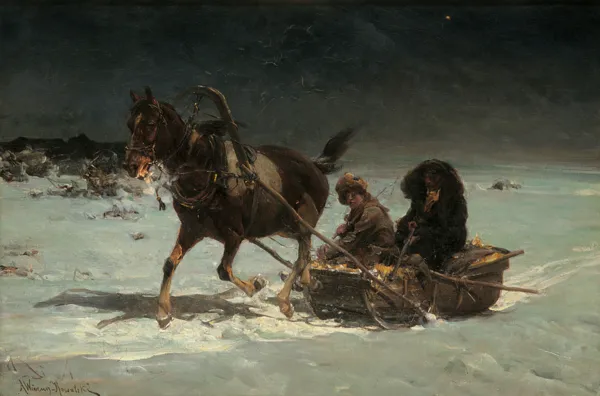 Alfred Wierusz-Kowalski, Sanna nocą, po 1890